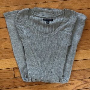 AE American Eagle gray knit skater dress size xs